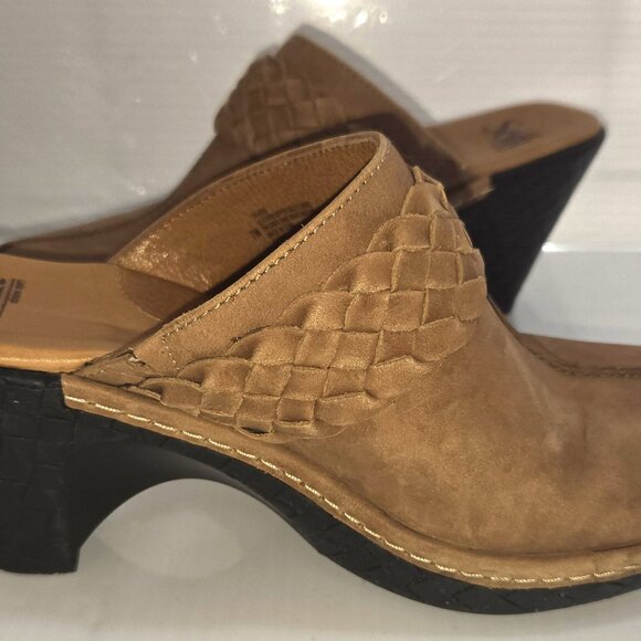 Sofft Car110 Women's Tan Leather Sock Lining Clogs Size 7 - Picture 3 of 10